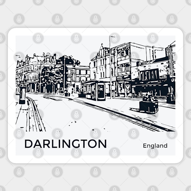 Darlington England Magnet by Lakeric
